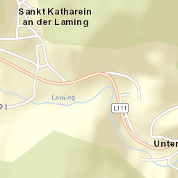 Sankt Katharein an der Laming Street Map