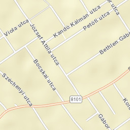Biatorbágy Street Map