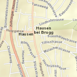 Hausen Street Map
