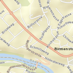 Birmenstorf Street Map