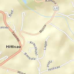 Hittisau Street Map