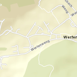 Werfenweng Street Map