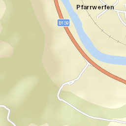Pfarrwerfen Street Map