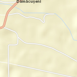 Dămăcușeni Street Map