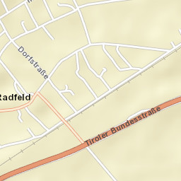 Radfeld Street Map