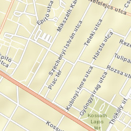 Budapest XVIII. kerület Street Map