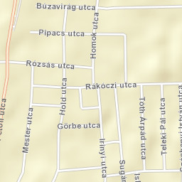 Mikepércs Street Map