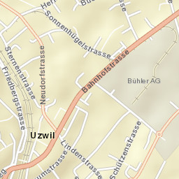 Uzwil Street Map