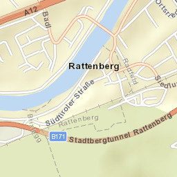Rattenberg Street Map