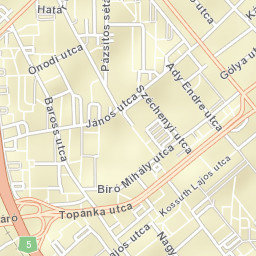 Budapest XX. kerület Street Map