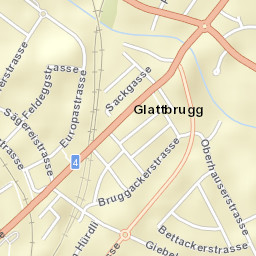 Glattbrugg Street Map
