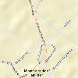 Mannersdorf an der Rabnitz Street Map