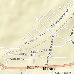 Mende Street Map