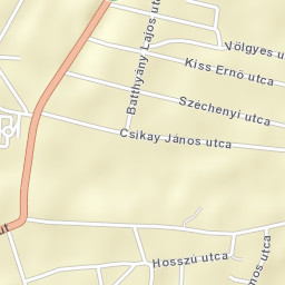 Kunmadaras Street Map