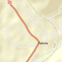 Telciu Street Map