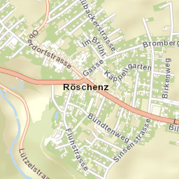 Röschenz Street Map