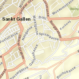 Sankt Gallen Street Map