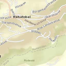 Rehetobel Street Map