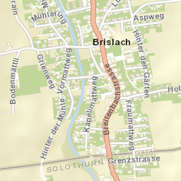 Brislach Street Map
