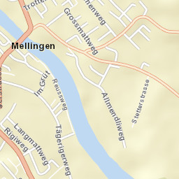 Mellingen Street Map