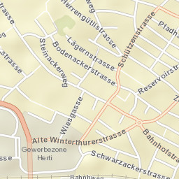 Wallisellen / Wallisellen-West Street Map