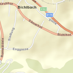 Bichlbach Street Map