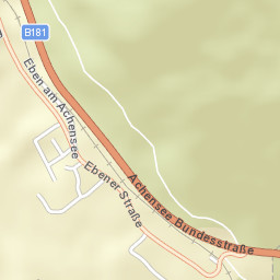 Eben am Achensee Street Map