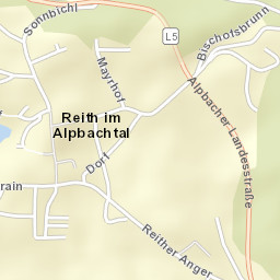 Reith im Alpbachtal Street Map