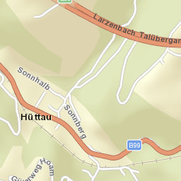 Hüttau Street Map