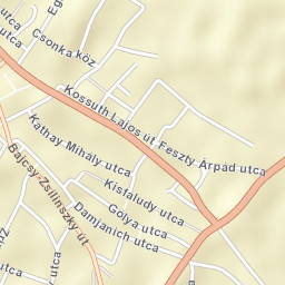 Nagykáta Street Map