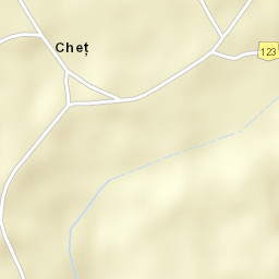 Cheț Street Map