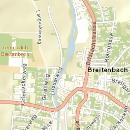 Breitenbach Street Map