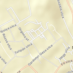 Sóskút Street Map
