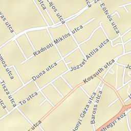Diósd Street Map