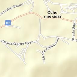 Cehu Silvaniei Street Map