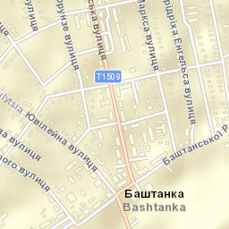 Bashtanka Street Map