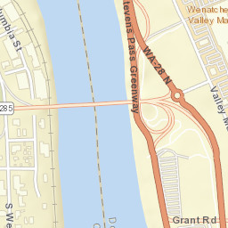 Stevens Street, Wenatchee, WA 98801, USA Street Map