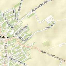 Wahlen Street Map