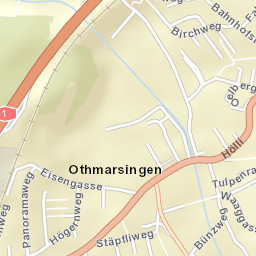 Othmarsingen Street Map