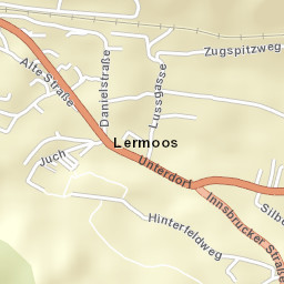 Lermoos Street Map