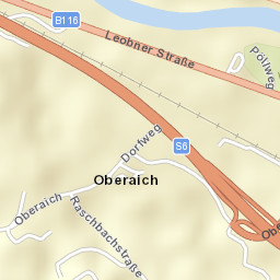 Oberaich Street Map