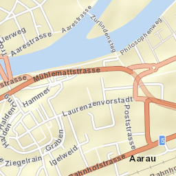Aarau Street Map
