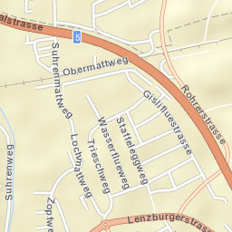 Buchs Street Map