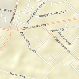 Dübendorf / Wasserfurren Street Map