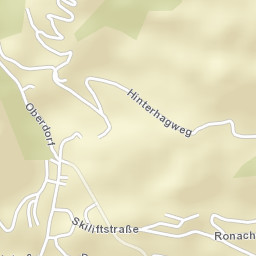 Saalbach Street Map