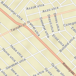 Érd Street Map