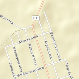 Péteri Street Map