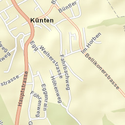 Künten Street Map