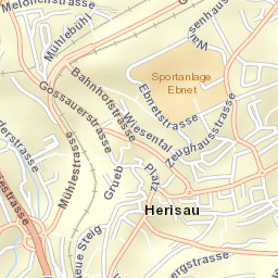 Herisau Street Map