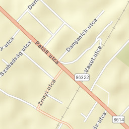 Bük Street Map